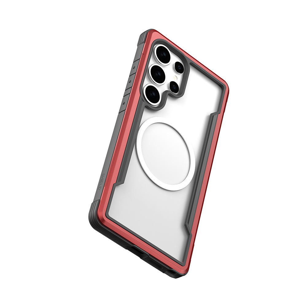 Raptic Shield Serisi Galaxy S25 Ultra Magsafe Şarj Özellikli Airbagli Şeffaf Arka Yüzey Kılıf Raptic Shield Serisi Galaxy S25 Ultra Magsafe Şarj Özellikli Airbagli Şeffaf Arka Yüzey Kılıf
